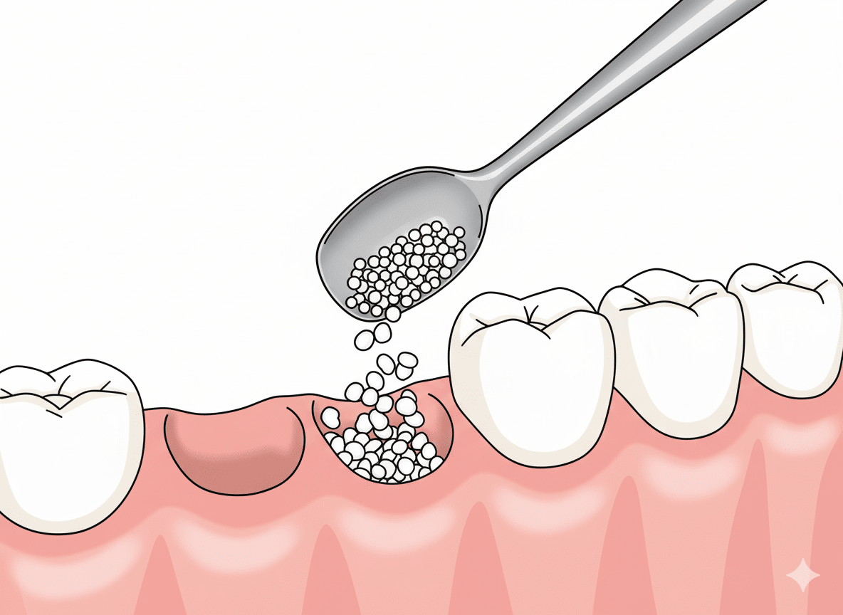 Ciment de scellement qui lâche sur une couronne implantaire