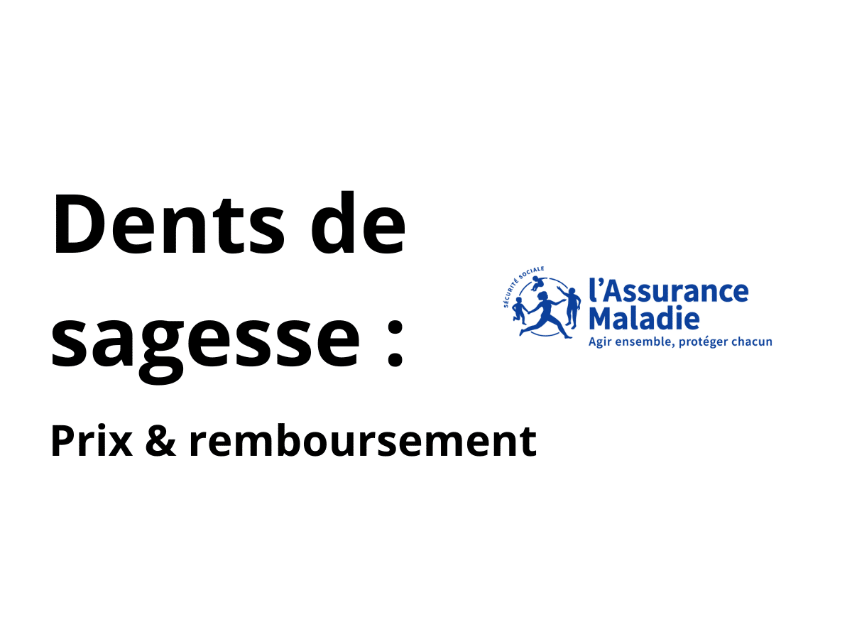 Prix et remboursement de l'extraction des dents de sagesse