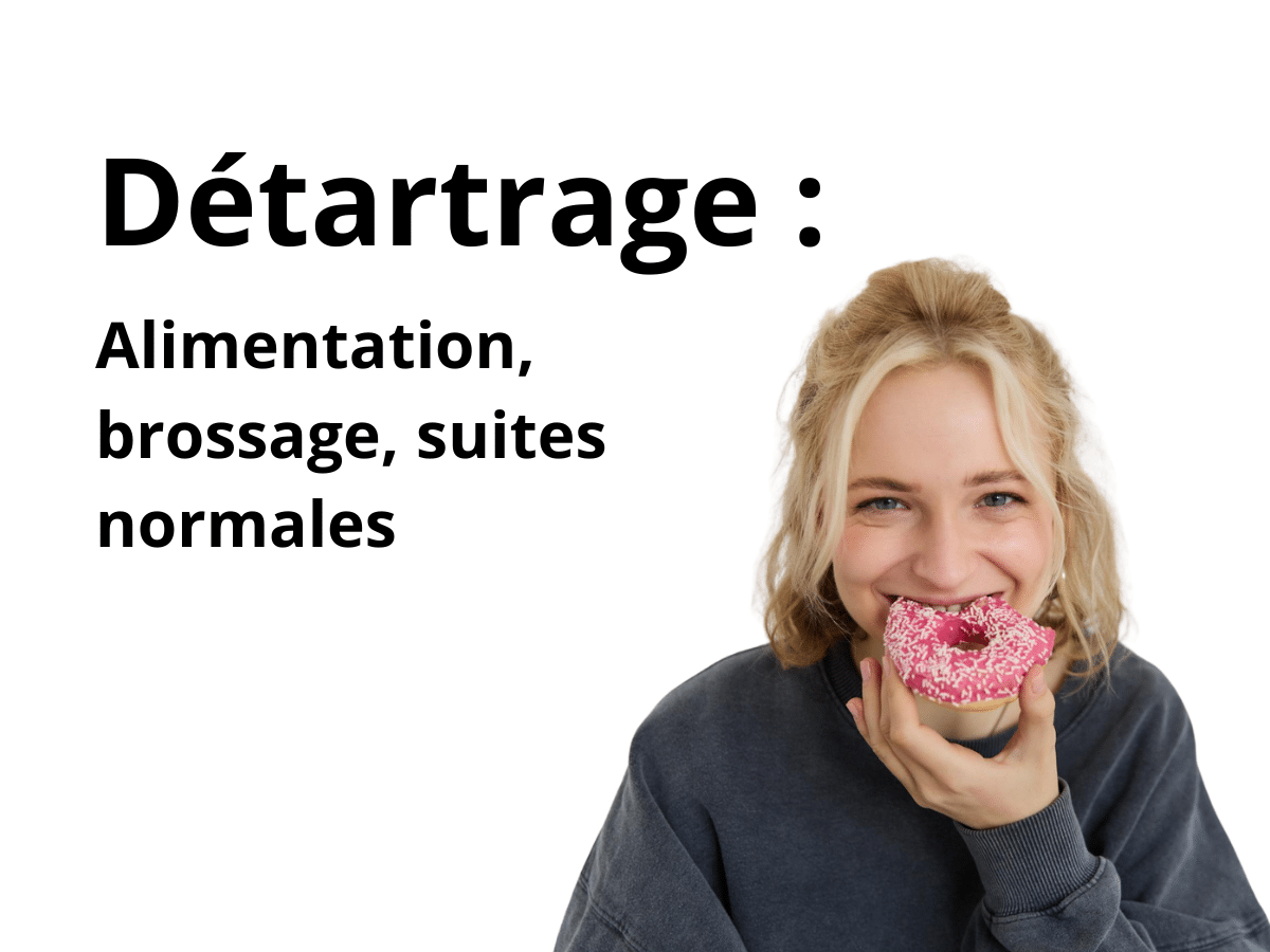 Que faire après un détartrage ? Alimentation, brossage, suites normales