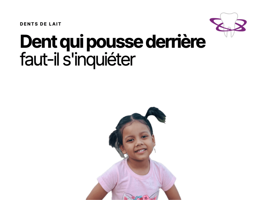 Jeune enfant souriant en denture mixte